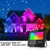 Projecteur led RGB + blanc variable 40W WiFi + contrôle vocal