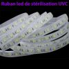 Ruban led de stérilisation 5W UVC 275 à 280 nm étanche IP68 vendu au mètre