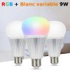 Ampoule Led 9W E27 RGB + blanc variable