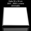 Dalle lumineuse led blanc naturel dimmable 30 x 30 cm - 36W - 3600 Lumens pour murs et plafonds