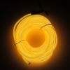 Fil lumineux flexible 5 mm 3.6W - 10 mètres jaune + contrôleur