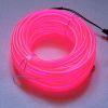 Fil lumineux flexible 5 mm 3.6W - 10 mètres rose + contrôleur