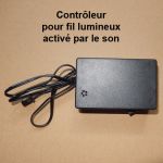 controleur fil lumineux active par le son