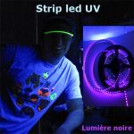 Ruban Led ultraviolet puissant pour lumière noire - 120 Leds/M