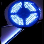 Ruban Led noir à éclairage latéral bleu - 120 leds/m IP65