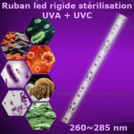 ruban led rigide sterilisation UV