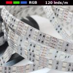 Ruban Led - 120 Leds/M - Non étanche IP20 - RGB - 24V