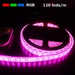 Ruban Led - 120 Leds/M - Etanche - RGB - 12V