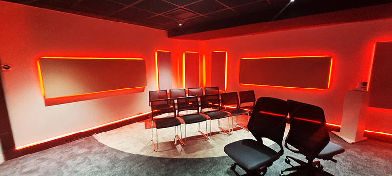 Eclairage led studios radio et TV