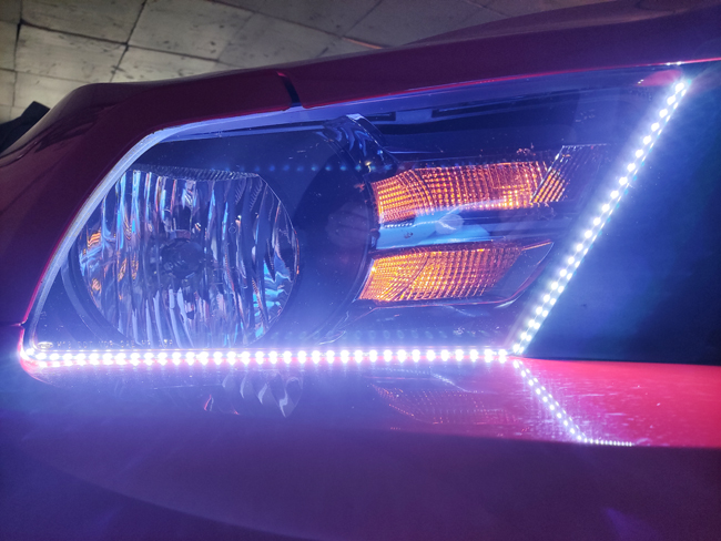 Kit ruban led 12v RGB special Tuning Auto-Moto extérieur - Deco Led  Eclairage